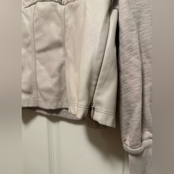 Anthropologie Women’s Pilcro Faux Leather Corset Sweater - Picture 6 of 15